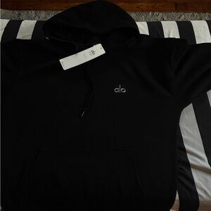 ALO Yoga Men's and Women’s  Charcoal Hoodie